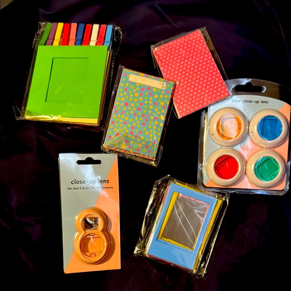 Colorful Party  CAMERA ACCESSORY KIT FOR FUJIFILE INSTAX MINI 9-8-8+,7Camera
